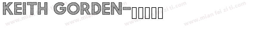 Keith Gorden字体转换